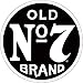 Metal sign, old no. 7 Brand