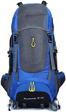 70L 5 Colors Large Mountaineering Backpack Outdoor Waterproof Backpack blue