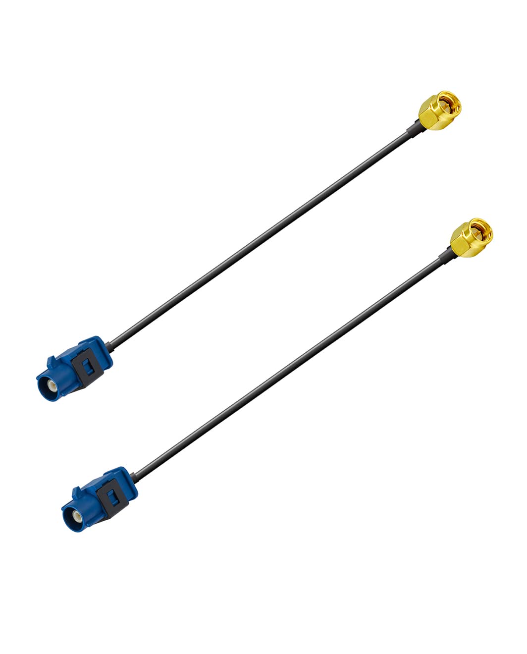 Vecys GPS Cable Fakra C to SMA Plug Pigtail GPS Antenna Adapter Cable RG174 15CM 6 Inch for Car DVR Tracking Antenna GPS Navigation System GPS 2 Pcs โ image 1