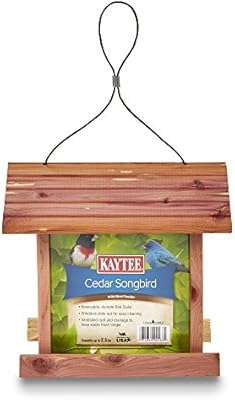 Amazon Com Kaytee Cedar Songbird Feeder Wild Bird Feeders
