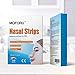 MQ 100ct Nasal Strips to Reduce Snoring, Drug-Free Nose Strips, Works to Open Nasal Passages, Relieve Nasal Congestion, Large(66mm*19mm)