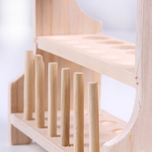 United Scientific 2 Tier 13 Slot Wooden Test Tube Rack