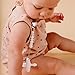 Ryan & Rose Cutie PAT Pacifier Teether (Flat, White)