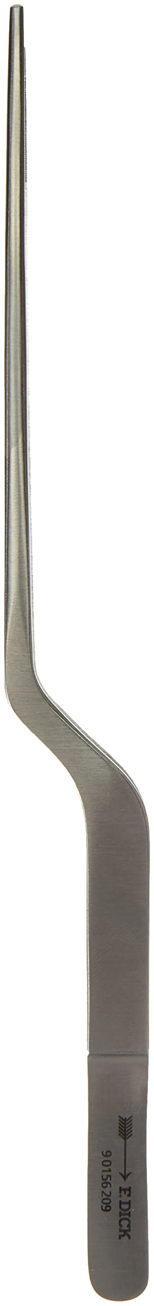 F. DICK 90156202 Tweezers 20 cm (Kitchen Tweezers, Stainless Steel, Ribbed Tip, Angled Kitchen Tongs for Decorating/Sideboarding)