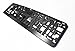 Original Universal Euro License Plate Holder Frame Black - Made in Germany