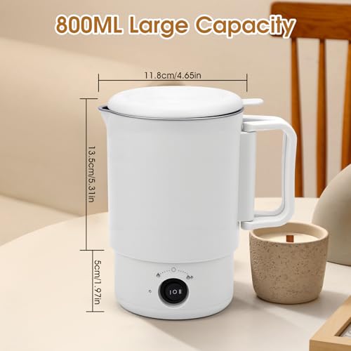 HISUEKIG Wax Melter Electric Candle 800 ml 600 W, Candle Making Kit Melter Wax Candle for Candle Making with 100 Wicks, Thermometer Candle, Mixing Spoon