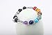 QSKS 7 Colorful Healing Balance Stone Beaded Bracelet Yoga Reiki Charm Heart Bracelets