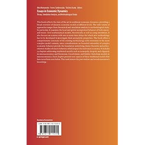 Essays in Economic Dynamics: Theory, Simulation Analysis, and Methodological Study