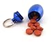 The Classics 3-pack Pocket-Sized Pill Pod Case with Key Ring, 1-3/4 x 1 Inches Each, Assorted Colors (TPG-34503)