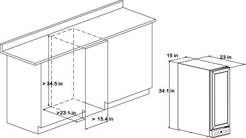 6 AMZCHEF+Refrigerator+Freestanding+Temperature+Efficient
