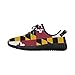Men'S Maryland State Flag Mesh Md Sole Eva Insole Fashion Sneakers Sports Shoes