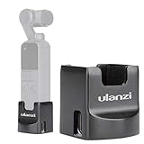 ULANZI OP-2 Desktop Charger Base Charging Stand Tripod Mount Adapter Handheld Gimbal Holder Supporting with 2 USB Port for DJI OSMO Pocket Stabilizer Accessories