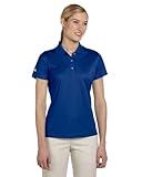 adidas Golf Ladies ClimaLite(r) Pique Short-Sleeve Polo>XL COLLEGIATE ROYAL