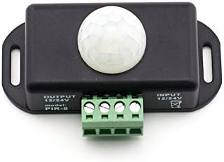 ADDCOME DC12V/24V 8A PIR Sensor Switch LED Motion Controller for 5050 3528 5630 LED Strip Lights