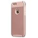 iPhone 6s Case,BAROX iPhone 6 Case Soft Flexible Shell Slim Case Translucent Impact Resistant Flexible TPU Soft Shock-Absorbing Bumper Protective Shell for Apple iPhone 6/6s 4.7 inch(Rose Gold)