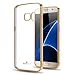 Samsung Galaxy S7 Case,Hallsen [Electroplating TPU] Ultra Slim Anti-Scratch Premium Clear Crystal Back Cover Soft Flexible TPU Case Cover for Samsung Galaxy S7 - Gold