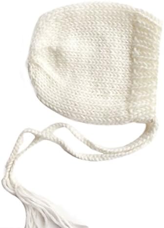 Yvonne Baby Infant Newborn Casual Crochet Knit Cap Hat Costume Photograph Prop HOT Sale(White)(White)