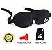 Sleep Mask, Light Blocking, Features Memory Foam, Insomnia Aid, Includes Carry Pouch and Ear Plugs, For Travel, Shift Work, Meditation, Migraines by Quiet Sound