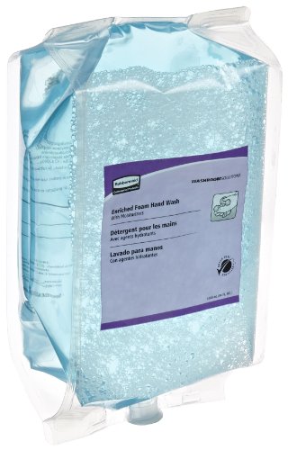 Rubbermaid Commercial 3486571 Enriched Hand Soap Refill for Flex Skin Care Dispenser, Rich Peach Foam, 1300 mL