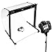 LimoStudio LED E-commerce Business Product Photo Shooting Table Stand Kit with Double LED Light Tube 6500K, Photo Studio, AGG1571