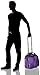 DELSEY PARIS Sky Max Softside Luggage Carry-on Under-Seater, 2 Wheels, Purple, Carry-on 15 Inch