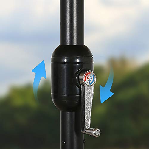 Patio Tree 15 Ft DoubleSided Patio Umbrella Outdoor Market Umbrella