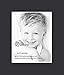 22x28 Smooth Black / Black Custom Mat for Picture Frame with 18x24 opening size (Mat Only, Frame NOT Included)