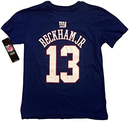 Odell Beckham Jr. New York Giants Youth Name Number Jersey T Shirt (Youth Large 14/16)