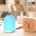 Leknes 120ml Essential Oil Diffuser, Aromatherapy Diffuser Portable Ultrasonic Cool Mist Humidifier with 7 LED Colors, Mist Mode Adjustment and Waterless Auto Shut-Off for Home,Office,Bedroom，2 Pack