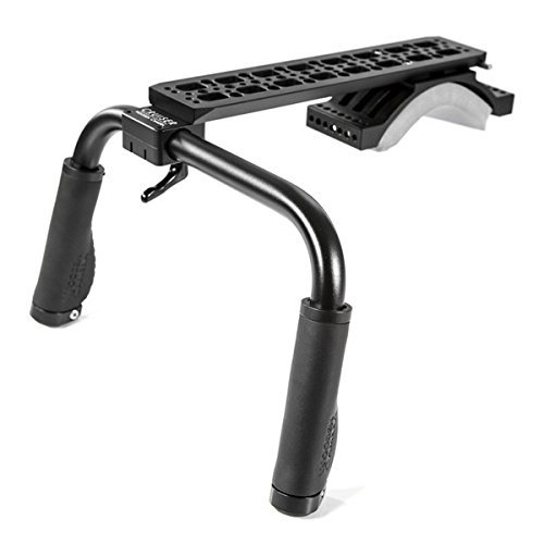 Wooden-Camera-161700-Modular-Shoulder-Rig-ARRI-Standard-Dovetail-Cruiser-Black-Leather-Grips