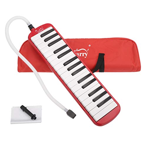 MuLuo 32 Keys Melodica Musical Harmonica for Music Lovers with One mouthpieces and Carrying Bag