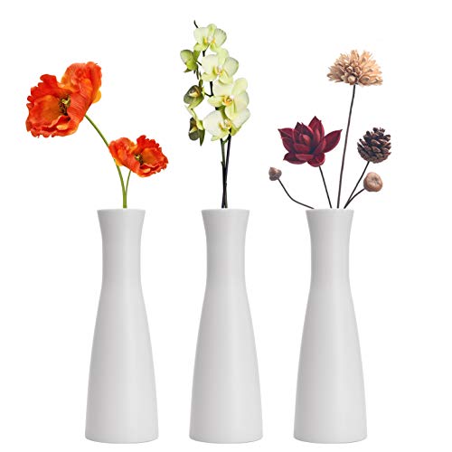 Tall Conic Composite Plastics Flower Vase, Small Bud Decorative Floral
