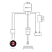Kawell LED Wiring Harness Include Switch Kit Support 300W LED Light Bar Wiring Harness and On Off Waterproof Switch 1 Lead 9 Feet