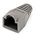 iExcell 100 Pcs Gray RJ45 Ethernet Network Cable Strain Relief Boots