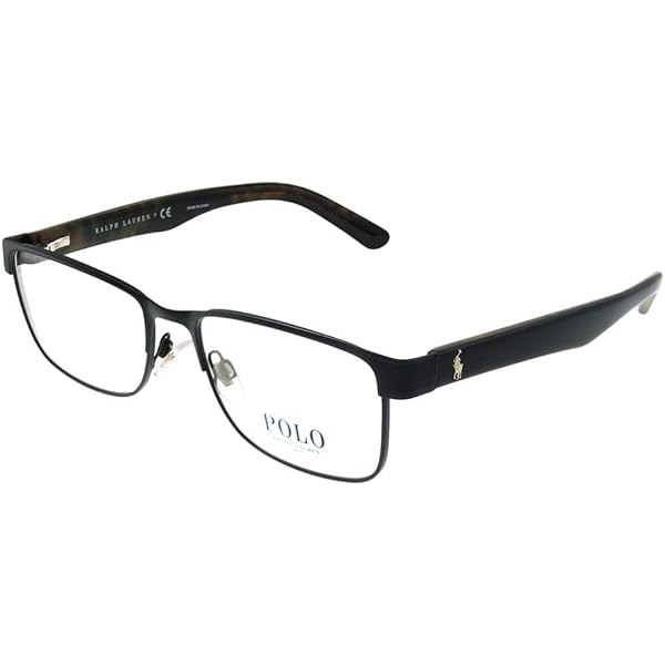 POLO RALPH LAUREN PH 1157 9038 Matte Black Metal Rectangle