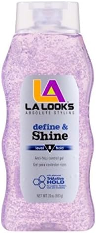 La Looks Define & Shine Anti-Frizz Control Gel 20oz. Level 8 Hold