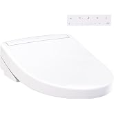 TOTO&reg; WASHLET&reg; S5 Electronic Bidet Toilet Seat with Instantaneous Water Heating, PREMIST and EWATER+ Wand Cleaning, Elongated, Cotton White - SW3446#01