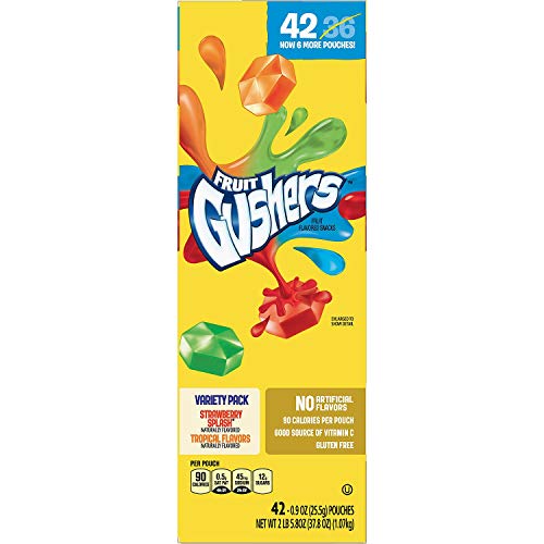 Fruit Fruit Fruit Gushers Variety Pack, Strawberry Splash & Tropical 0.
