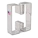 Ann Clark Cookie Cutters Letter H Cookie Cutter, 3