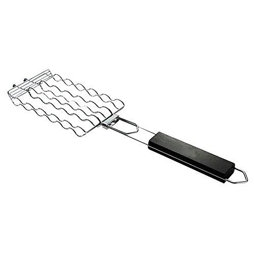 Taloyer Multi-functional Stainless Steel Barbecue Hot Dog Sausage Grilling Basket Clip Meat Vegetable Grill Rack Tool BBQ Cooking Tools