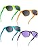 22 Pieces Retro Neon Sunglasses 80s Party Favor Sunglasses Pool Party Sunglasses for Children and Adults Party Gifts