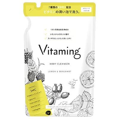 Vitaming(バイタミング) ボディソープ レディース 詰め替え 400ml レモン&ベルガモットの香り商品画像