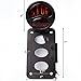 Motorcycle LED Side Mount License Plate Bracket Brake Running Taillight Assembly for Harley Bobber Chopper