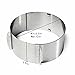 J&P Home Stainless Steel Adjustable Round Cake Ring Mold Mousse Mold, 6 Inch to 12 Inch