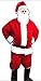 Santa Claus Latex Mask - Realistic Full Face Latex Mask with White Beard, Red Cap Fancy Costume Masquerade for Halloween Christmas Party New Years Holiday