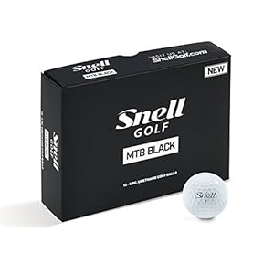 Snell MTB Black Golf Balls