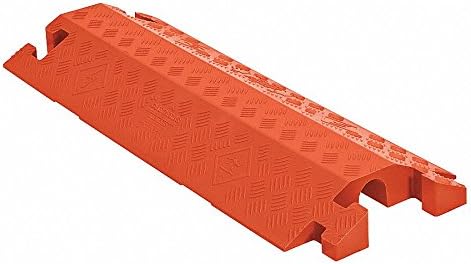 Drop Over 1-Channel Cable Protector, Orange, 36"