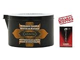 Massage Candle by Kama Sutra 'Sweet Almond' 6oz for Seductive Massage with Bonus Gift Premium Lubricant by WET