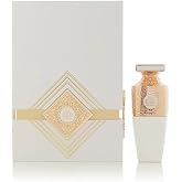 Arabian Oud Madawi White Unisex Eau de Parfum 100 ml (3.4 oz) | Floral, Gourmand | A New Chapter of Luxury | Pear, Lily of the Valley, Coconut, Ambergris and Musk | A soft creamy and tropical aroma.