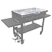 TITAN GREAT OUTDOORS Ash & Ember Griddle Cover Fits 36in Blackstone Grill, Waterproof Diamond Plated Lightweight Aluminum Flat Top Griddle Guard Cover with Handle